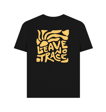 Black Printed T-shirt Back