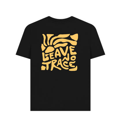 Black Printed T-shirt Back