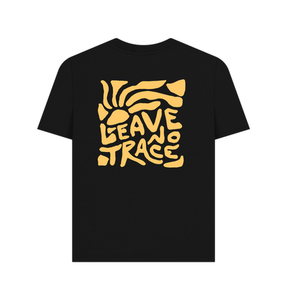 Black Printed T-shirt Back