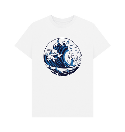 White Printed T-shirt Front