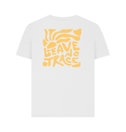 White Printed T-shirt Back