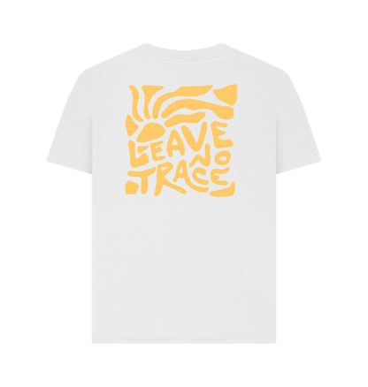 White Printed T-shirt Back