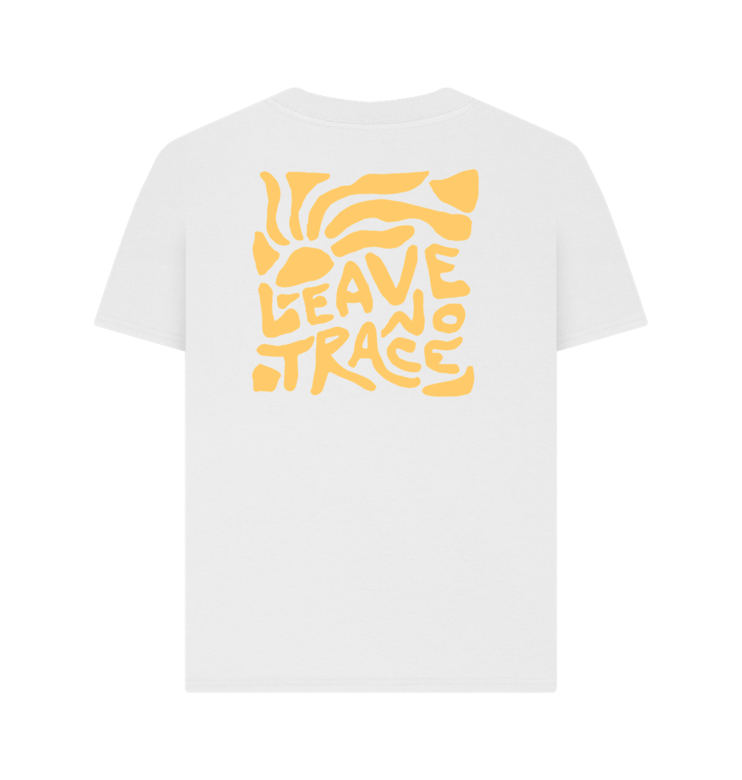 White Printed T-shirt Back