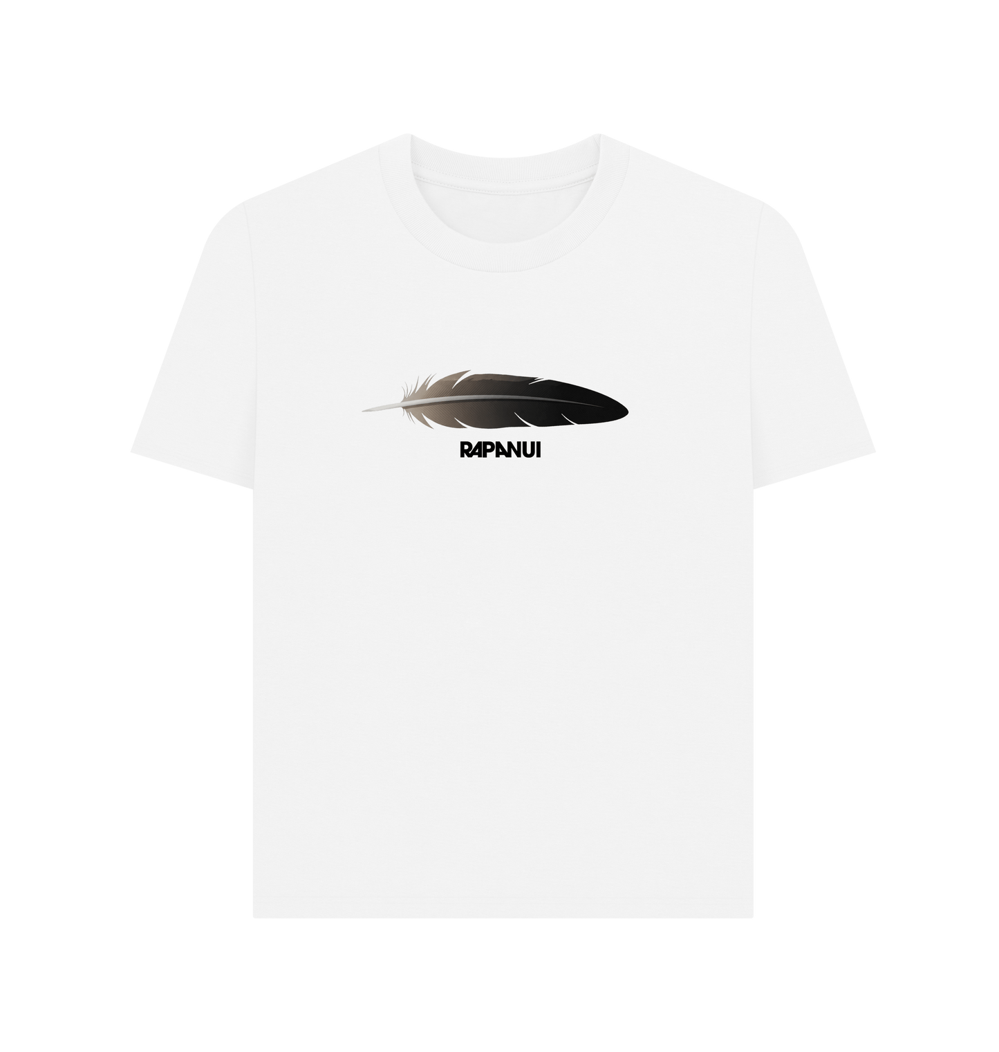 White Printed T-shirt Front