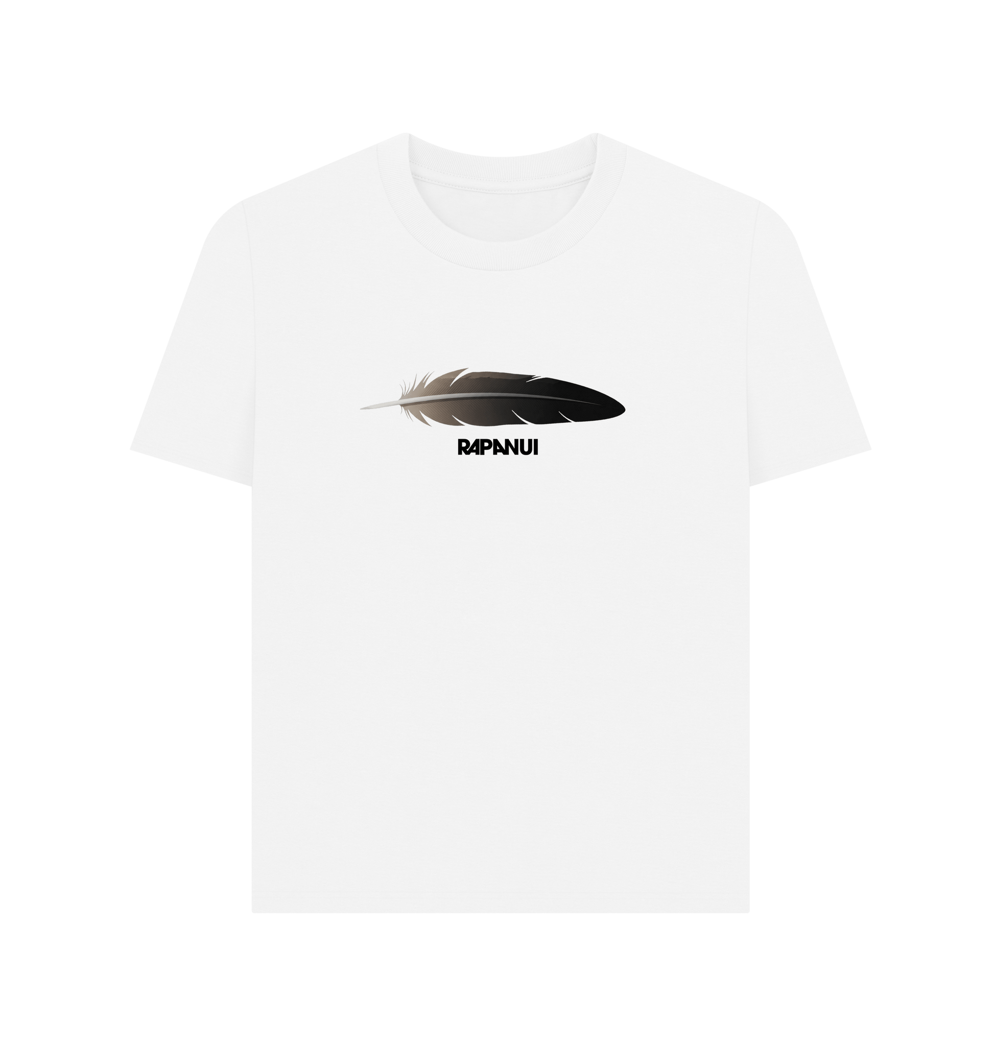 White Printed T-shirt Front