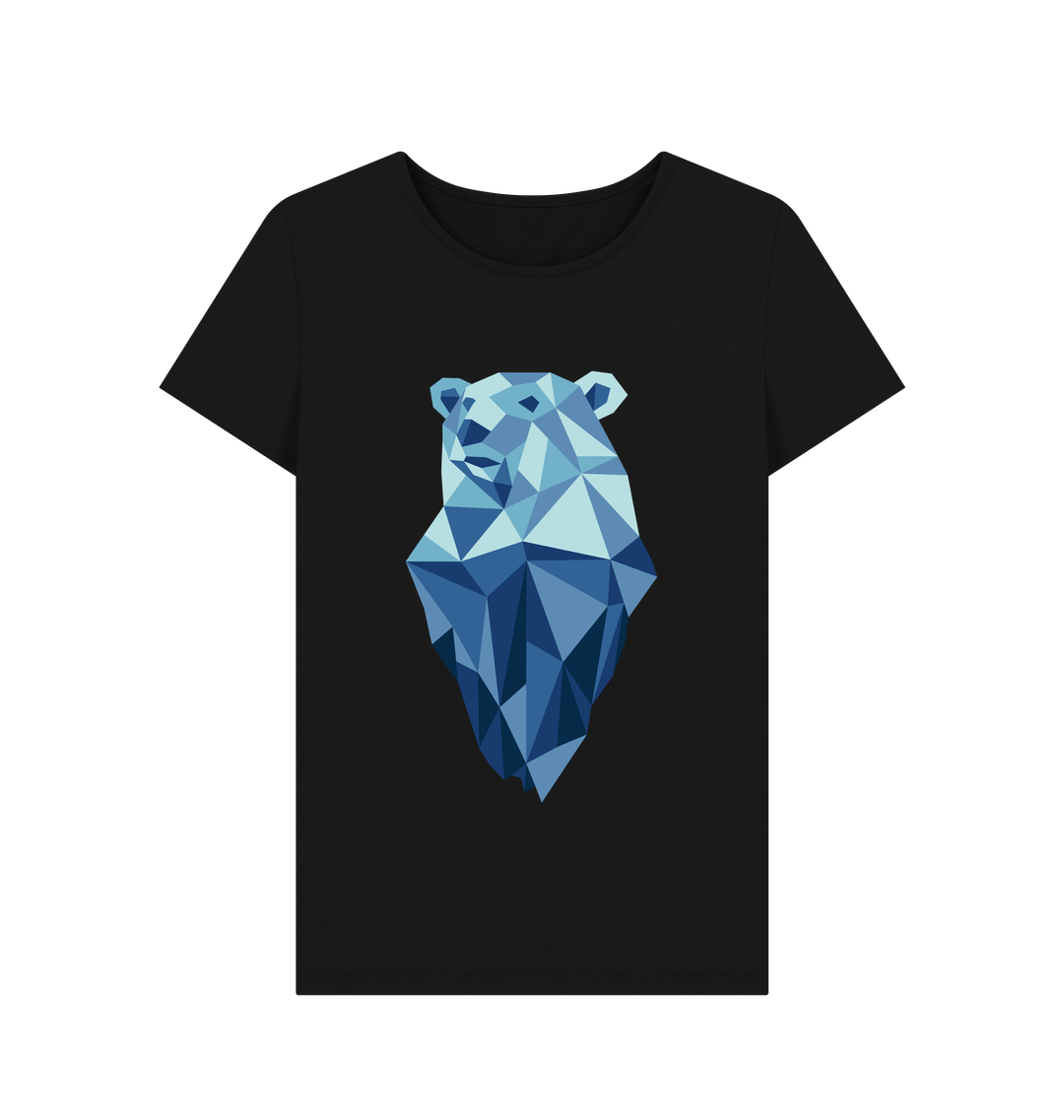 Black Printed T-shirt Front