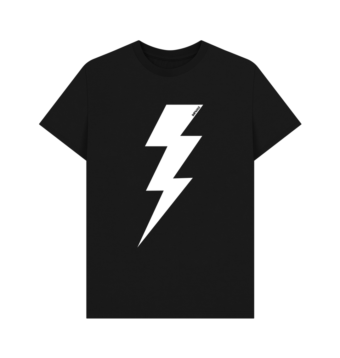 Black Printed T-shirt Front