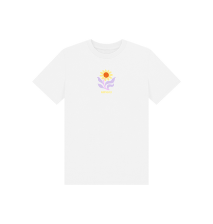 White Printed Kids T-Shirt