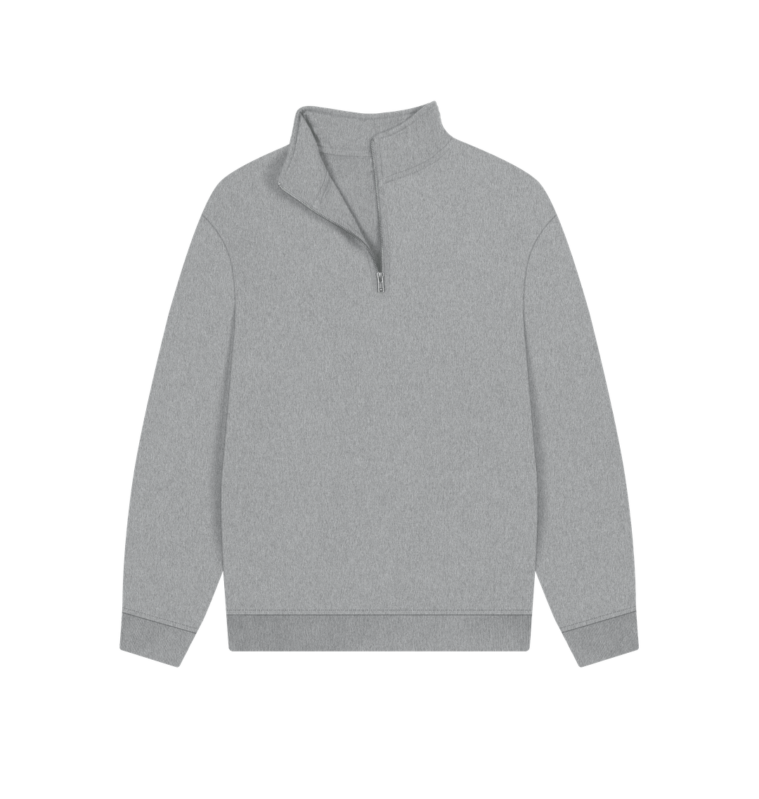 Athletic Grey Printed Sweater