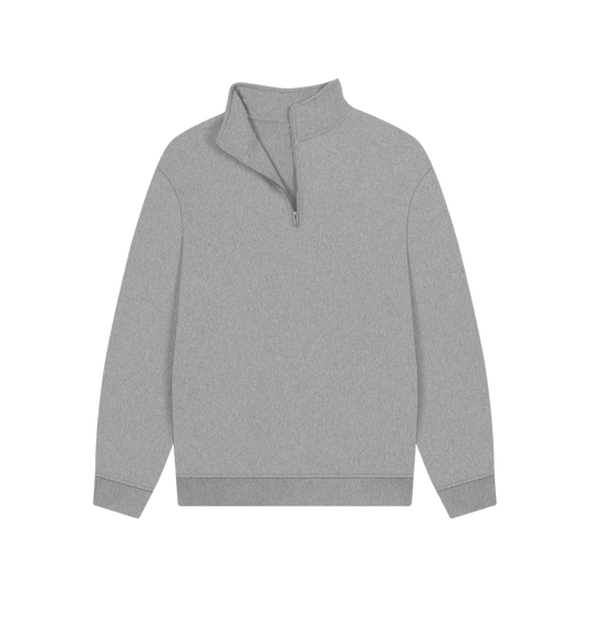 Athletic Grey Printed Sweater