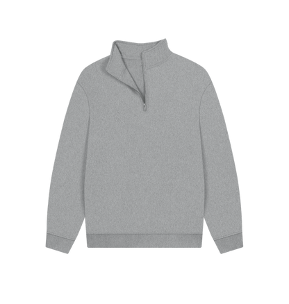 Athletic Grey Printed Sweater Front