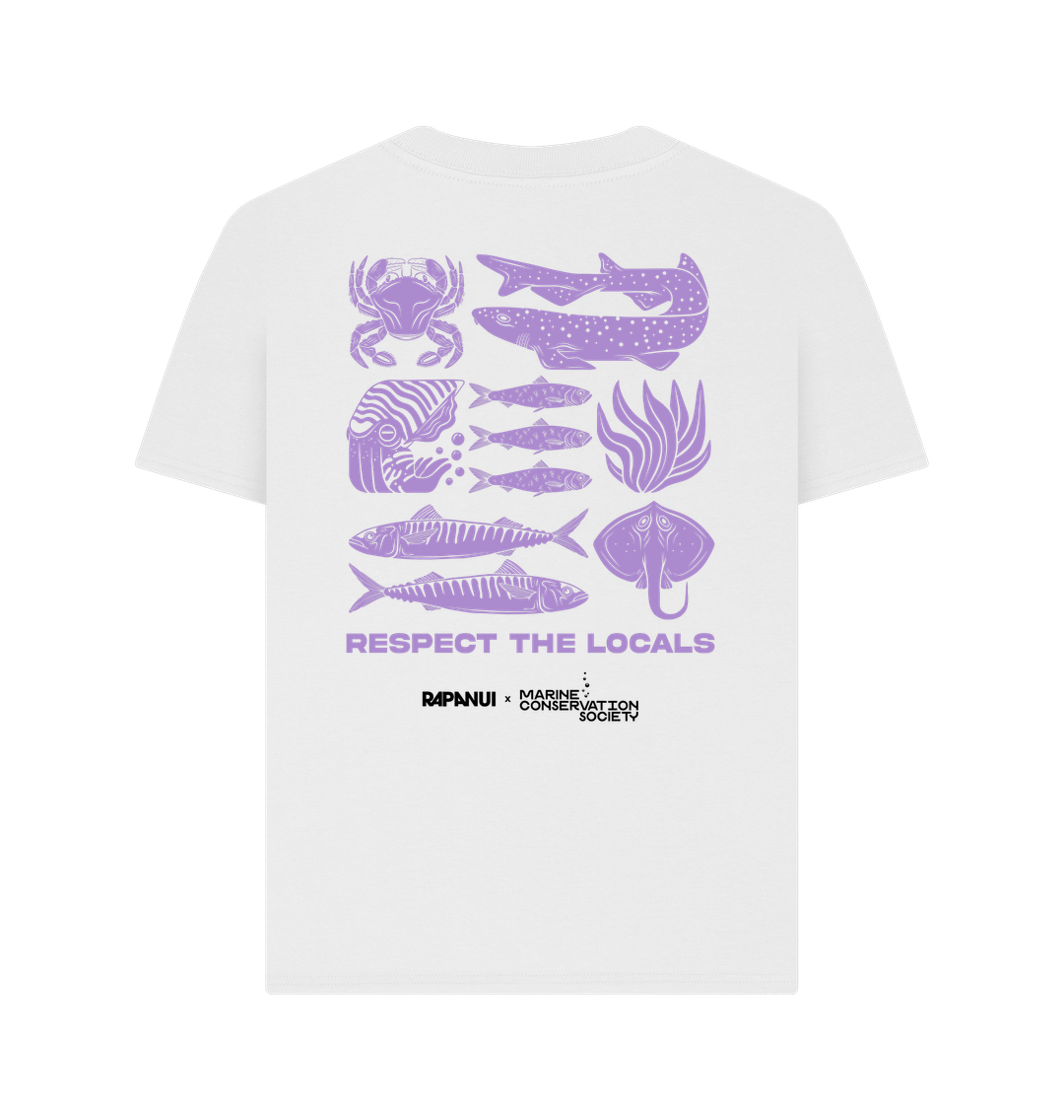 White Printed T-shirt Back