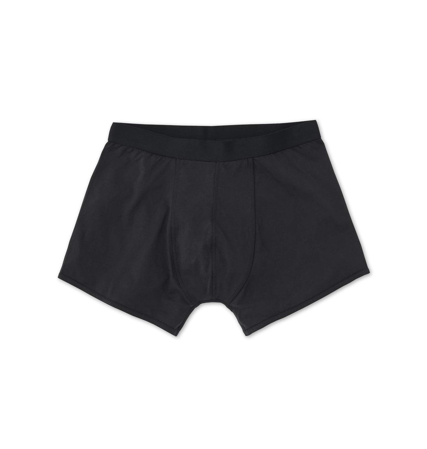 Black Boxer Trunks Front