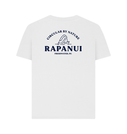 White Printed T-shirt Back