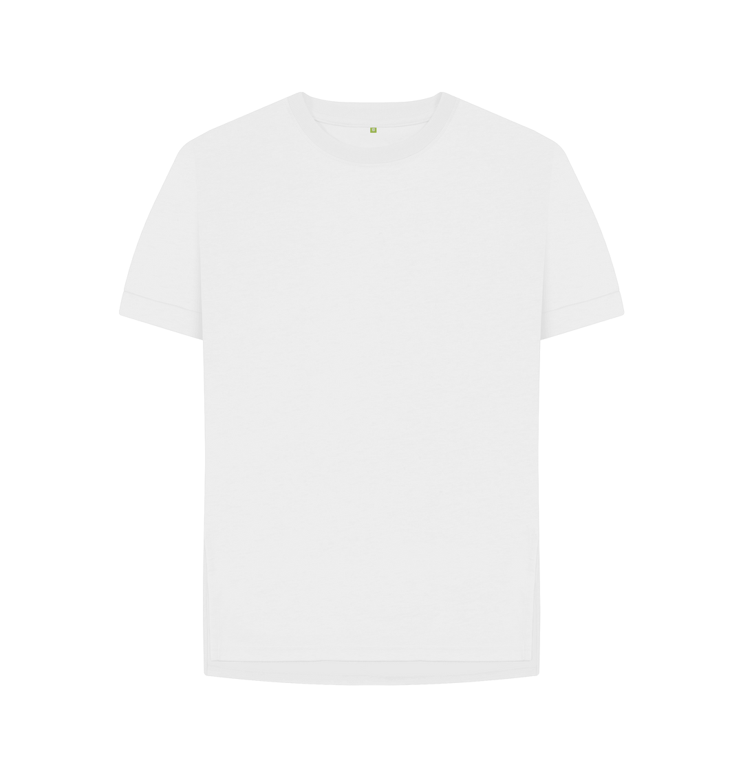 White Printed T-shirt Front