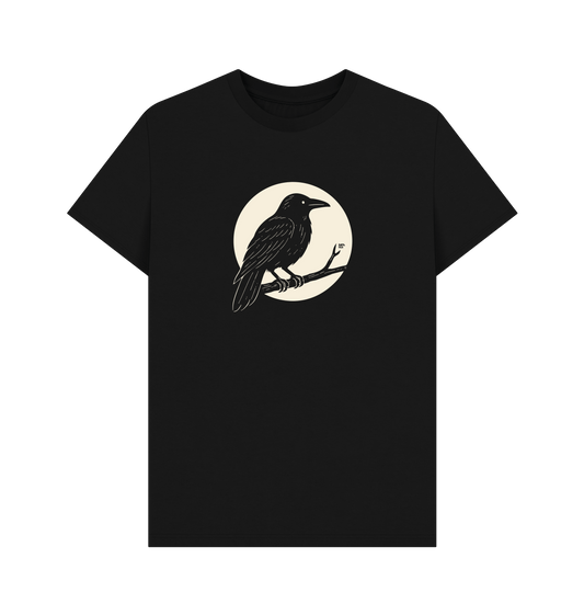 Black Printed T-shirt Front