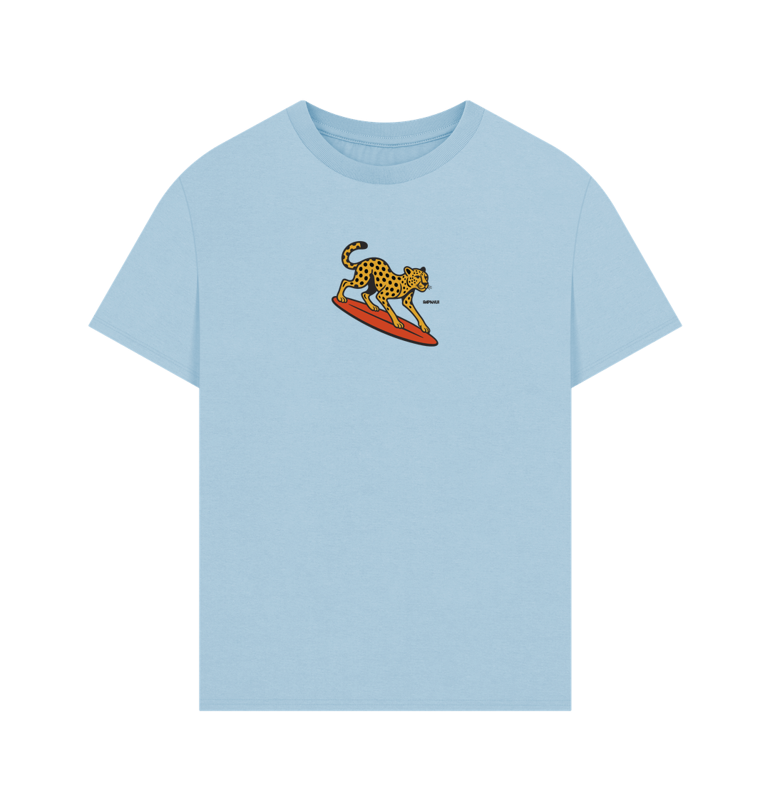 Milky Blue Printed T-shirt