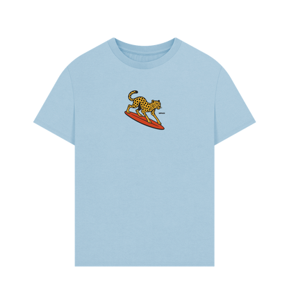 Milky Blue Printed T-shirt