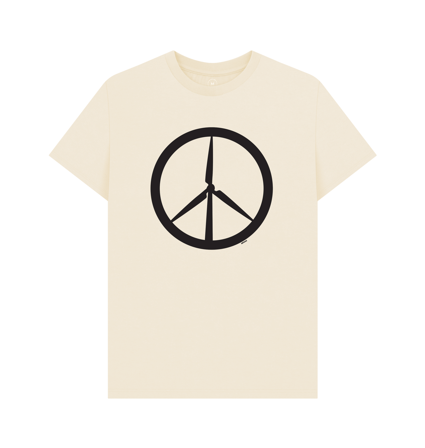 Natural Recycled Printed T-Shirt Front