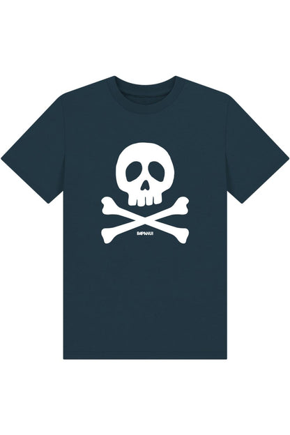 Denim Blue Printed Kids T-Shirt