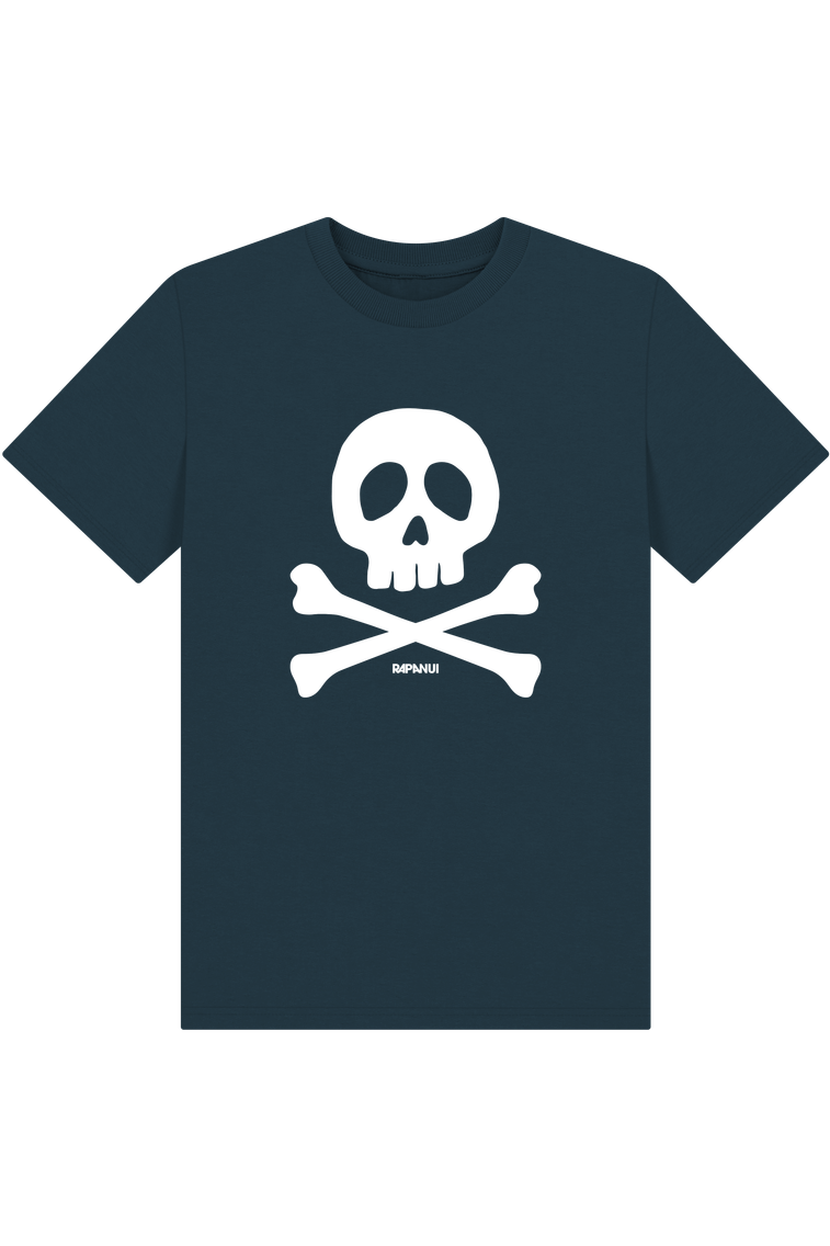 Denim Blue Printed Kids T-Shirt