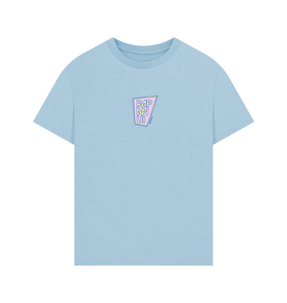 Milky Blue Printed T-shirt