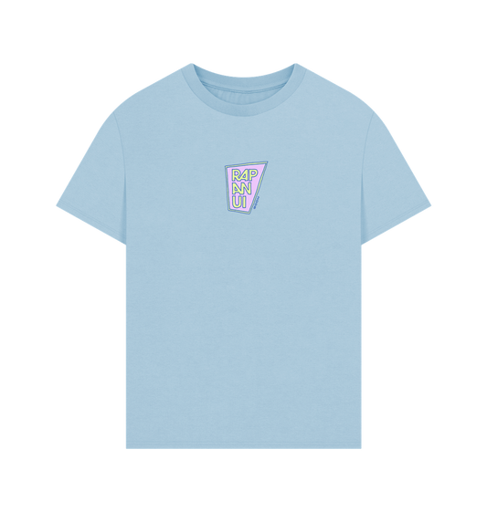 Milky Blue Printed T-shirt