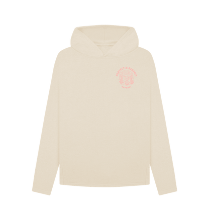 Oat Printed Hoody Front