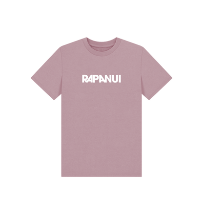 Mauve Printed Kids T-Shirt Front