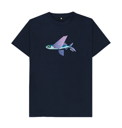 Navy Blue Printed T-shirt