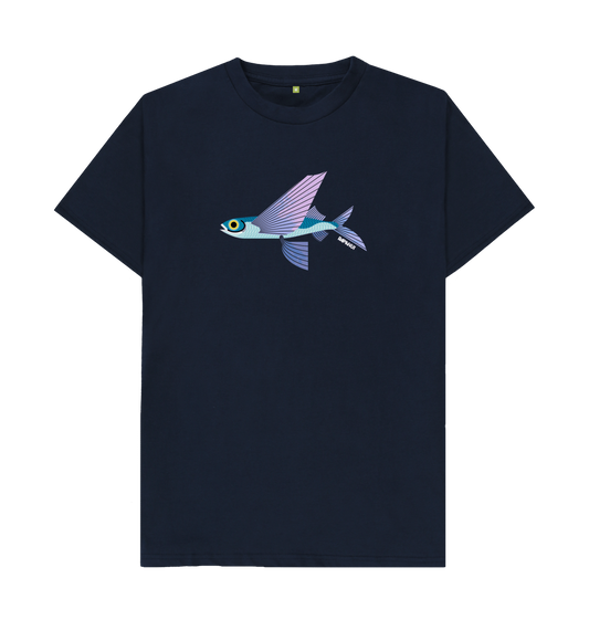 Navy Blue Printed T-shirt