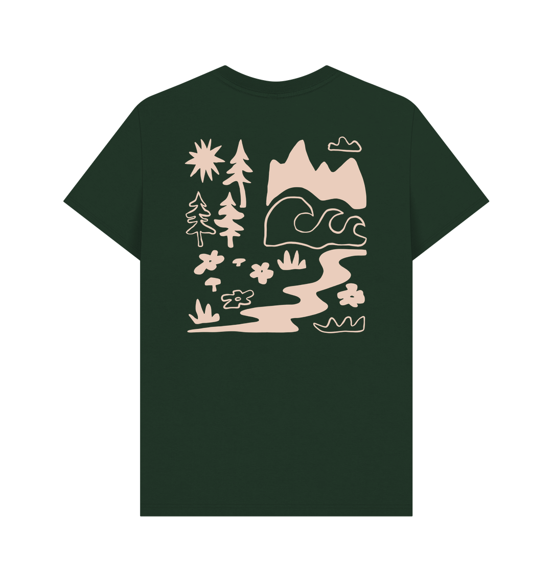 Evergreen Printed T-shirt Back