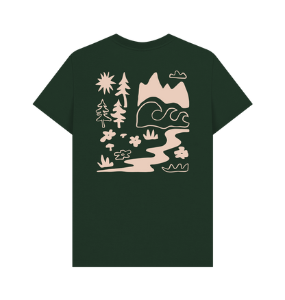 Evergreen Printed T-shirt Back