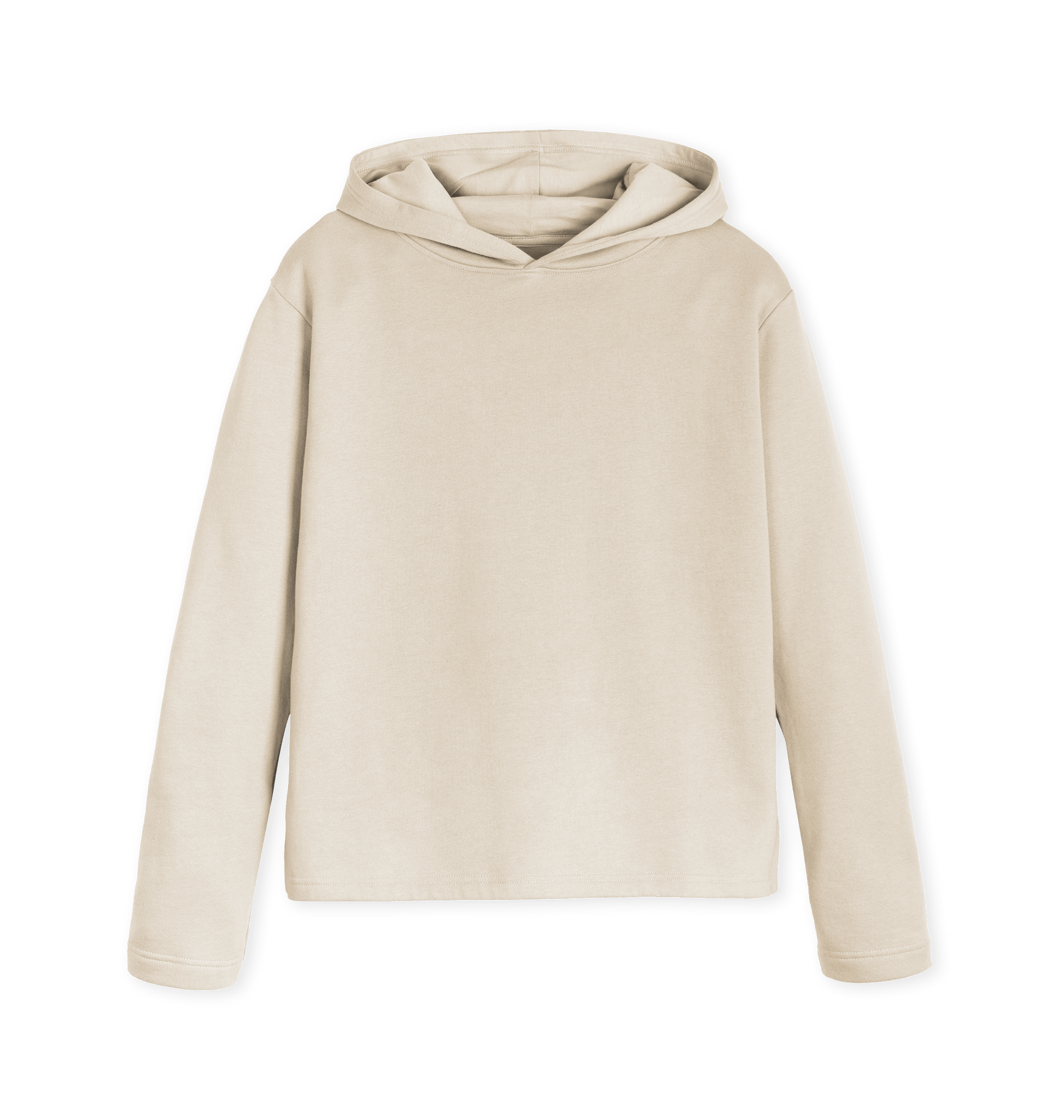 Oat Printed Hoody Front