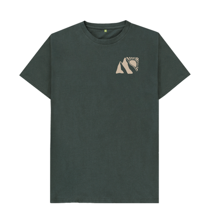 Dark Grey Printed T-shirt Front