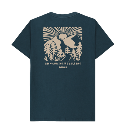 Denim Blue Printed T-shirt Back