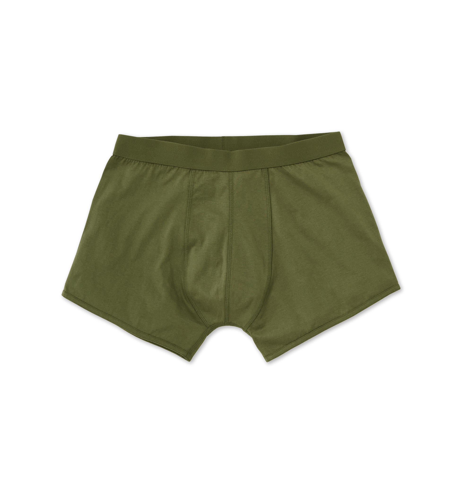 Khaki Boxer Trunks Front