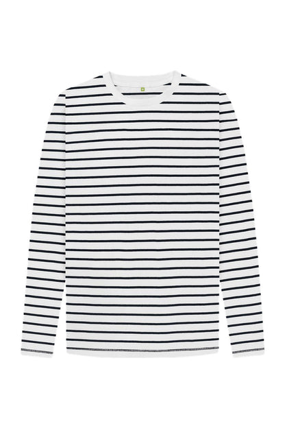 Navy Stripes Printed Kids T-Shirt