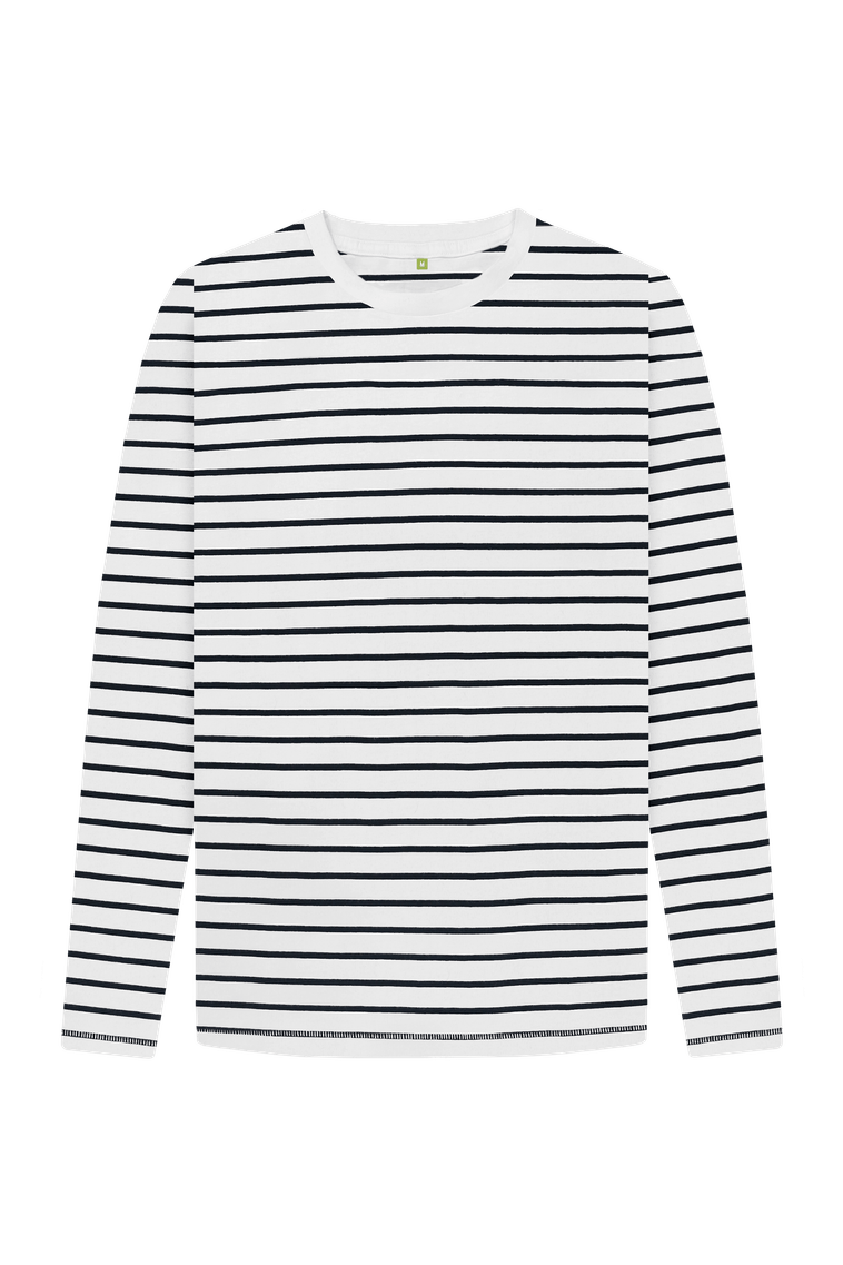 Navy Stripes Printed Kids T-Shirt