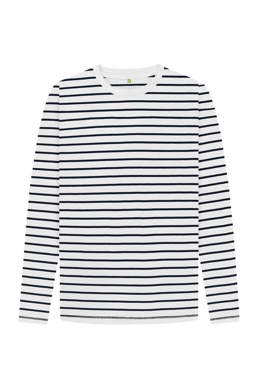 Navy Stripes Printed Kids T-Shirt