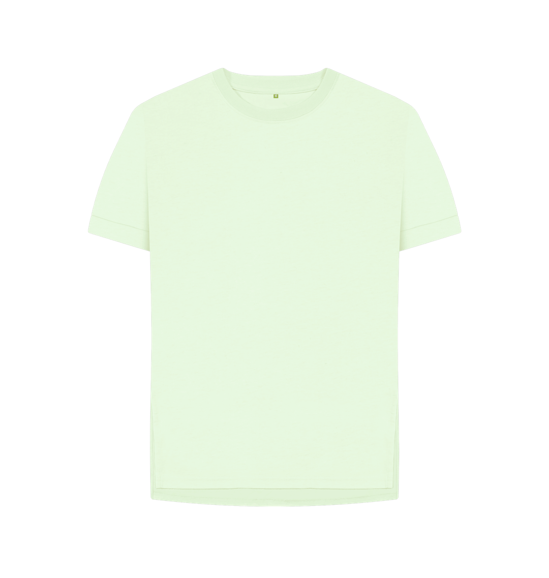 Pastel Green Printed T-shirt Front