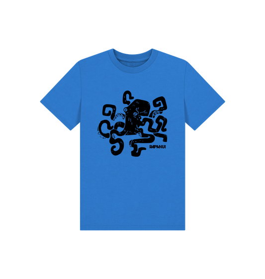 Bright Blue Printed Kids T-Shirt