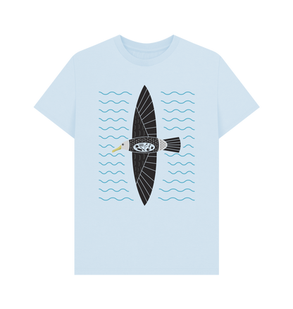 Sky Blue Printed T-shirt Front