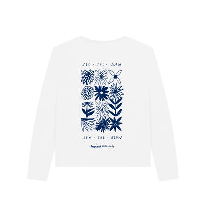 White Printed T-shirt Back