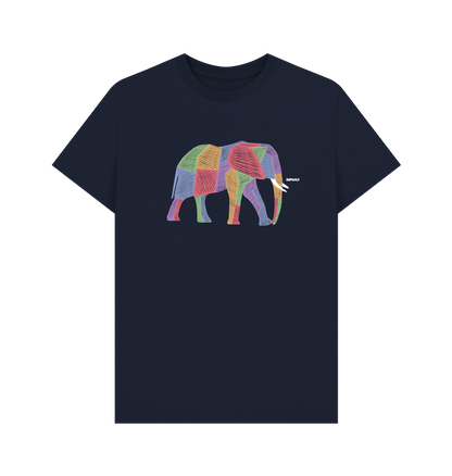 Navy Blue Printed T-shirt