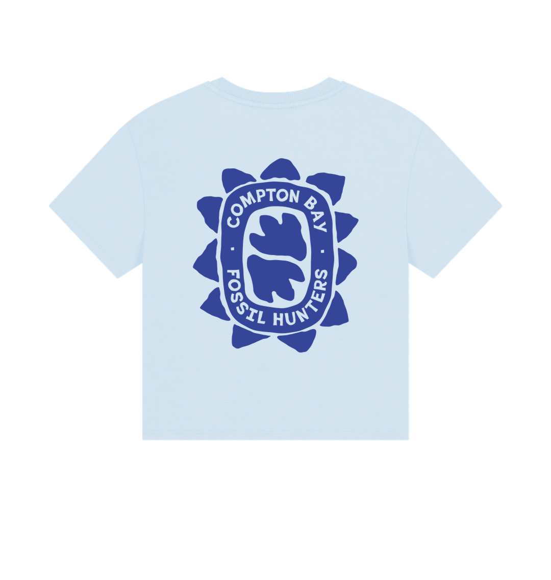 Sky Blue Printed T-shirt