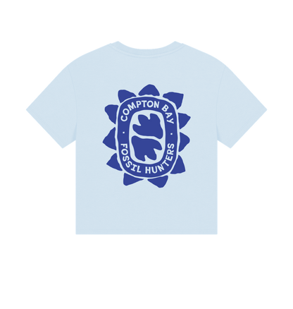 Sky Blue Printed T-shirt