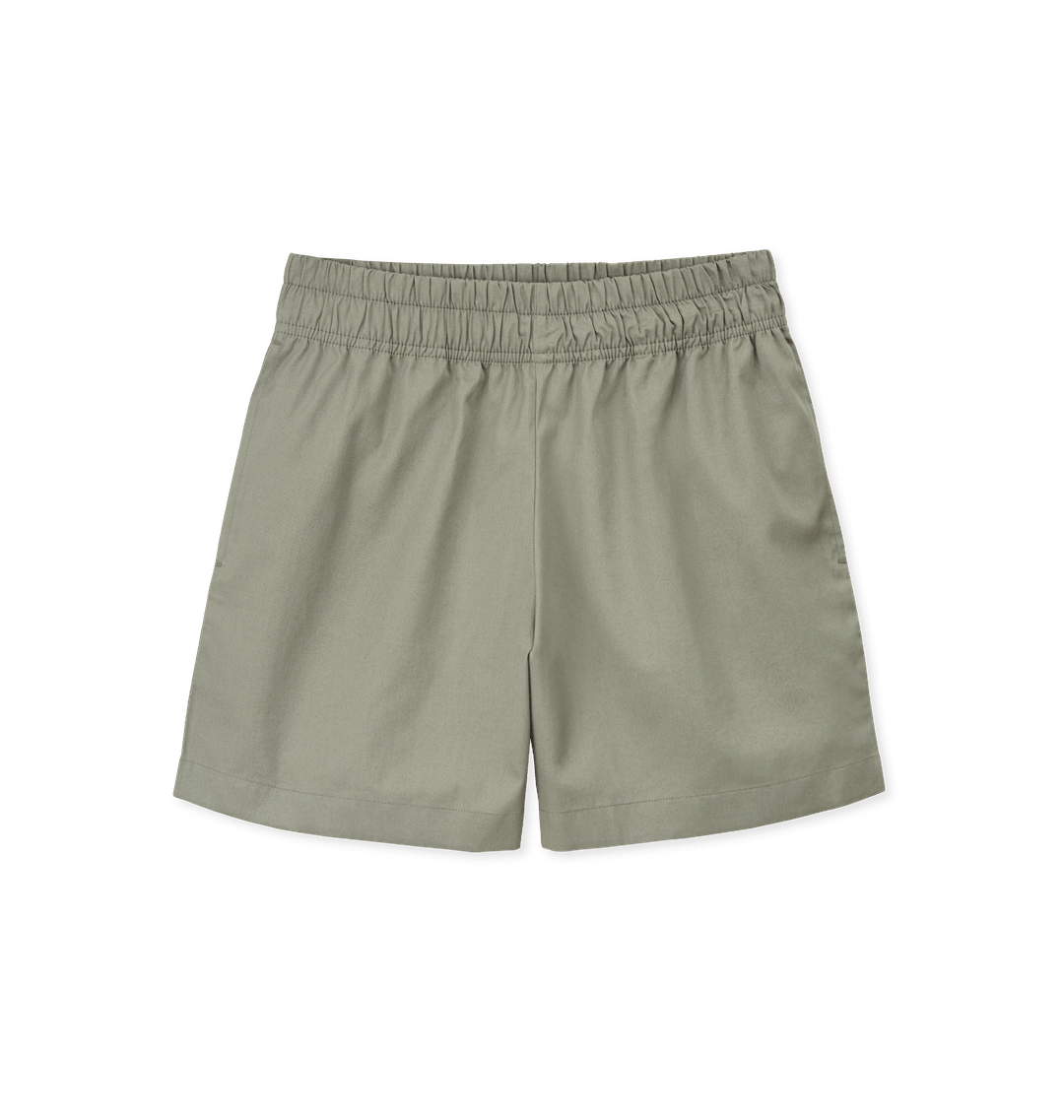 Olive Shorts Front