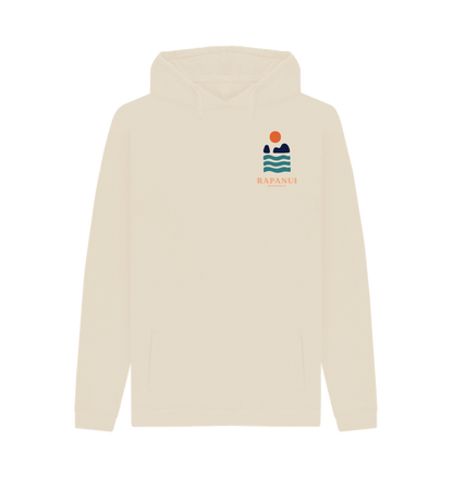 Oat Printed Hoody Front