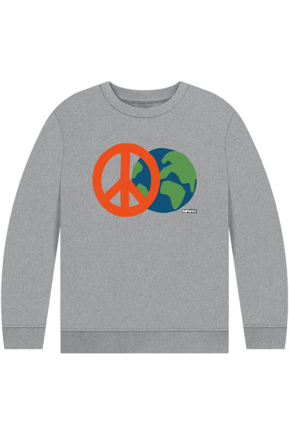 Athletic Grey Printed Kids Jumper